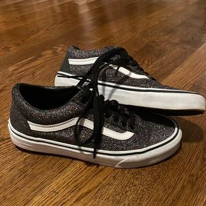 Vans Old Skool Black Glitter Size 8